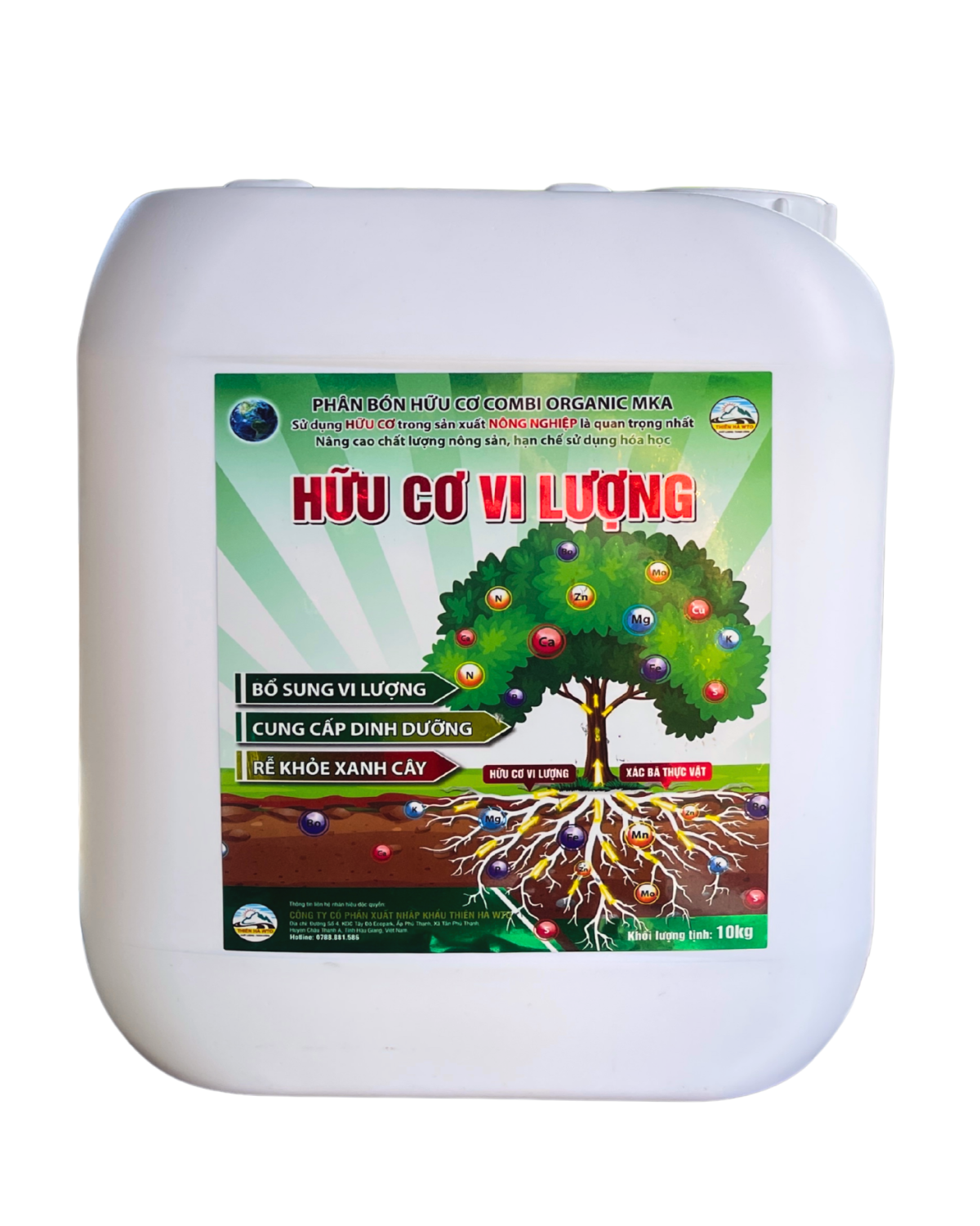 COMBI ORGANIC MKA - HỮU CƠ VI LƯỢNG (CAN 10KG)
