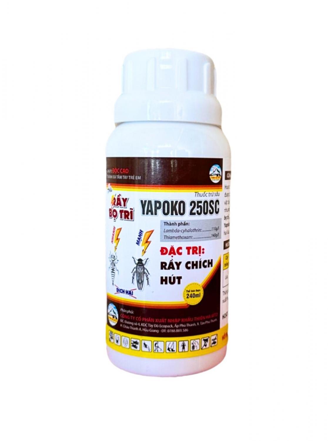 YAPOKO 250SC - RẦY BỌ TRĨ